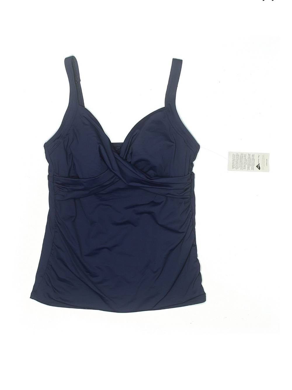 Lands end Navy Tankini swim top